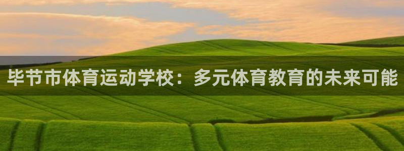 毕节市体育运动学校：多元体育教育的未来可能